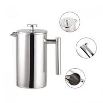 French press nuspaudžiamas metalinis  kavinukas 380 ml