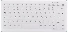 Klaviatūra Contour Design Active Key Contour ClassicClean silikoninis dangtelis, mini, baltas, PN C4110, 135 mm, 290 mm, 20 mm, 200 g, baltas