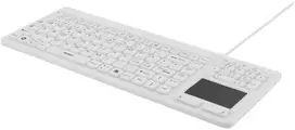 Klaviatūra Deltaco TB-506, viso dydžio (100 %), laidinis, USB, membraninis, baltas