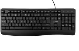 Juoda membraninė klaviatūra Sbox K-103 su JAV išdėstymu