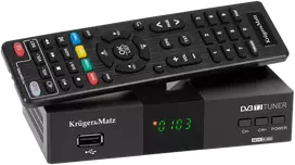 Kruger & Matz DVB-T2 H.265 HEVC imtuvas