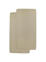Paklodė su guma 40x80/90cm 2vnt.,Meyco Baby (Taupe)