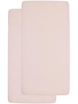 Paklodė su guma 40x80/90cm 2vnt.,Meyco Baby (Pink)