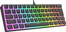 Klaviatūra žaidimams Rampage RADIANT Outemu Raudona su laidu mechaninė su pašvietimu juoda