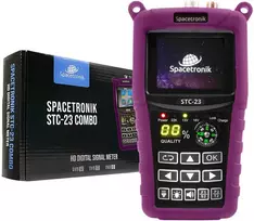UNIVERSALUS MATUOKLIS STC-23 DVB-T/T2 DVB-S/S2 DVB-C Spacetronik