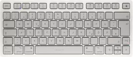 Klaviatūra CHERRY KW 7100 MINI BT FOR MAC/DE LAYOUT MOONLIGHT Baltas