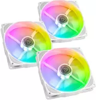 Noiseblocker Triukšmo slopintuvas NB-eLoop X B12-P ARGB, PWM - 120 mm, baltas - 3 vnt. komplektas