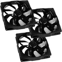 Noiseblocker NB-eLoop Fan B14-PS Juodas Edition - 140mm PWM, 3 Stück