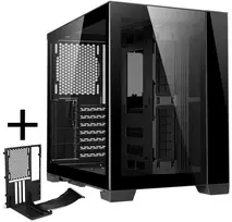 Lian Li O11 Dynamic Mini + Mini Riser Card - PCIe 4.0, juodas
