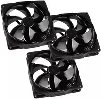Noiseblocker NB-eLoop Fan B12-PS Juodas Edition - 120mm PWM, 3 Stück