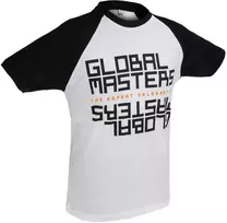 „Global Masters“ marškinėliai su GM užrašu – balti (XXL)
