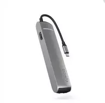 Epico 6in1 Slim Hub 8K su USB-C jungtimi - pilkas kosminis