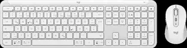 Klaviatūra LOGITECH Signature Slim Combo MK950 - OFF Baltas - US INT'L - 2.4GHZ/BT - INTNL-973