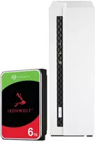 Serveris QNAP TS-133 6TB Seagate IronWolf NAS paketas su 1x 6TB Seagate IronWolf 3,5 colio SATA kietuoju disku
