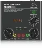 Behringer MIC500USB – vamzdinis mikrofono pirminis stiprintuvas