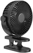 44-505# Blow Stalinis ventiliatorius su segtuku 15cm USB + baterija, juodas