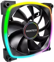 Montech AX140 PWM ARGB korpuso ventiliatorius – 140mm, juodos spalvos