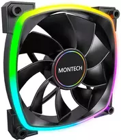 Montech RX140 PWM ARGB Reverse korpuso ventiliatorius - 140mm, juodos spalvos