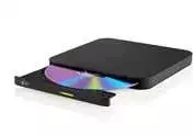 HITACHI LG – išorinis diskas DVD-W/CD-RW/DVD±R/±RW/RAM/M-DISC GP96Y, Ultra Slim, OTG jungtis, juodas, dėžutė+SW