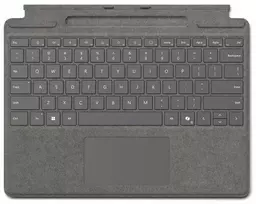 Microsoft Surface Pro Klaviatūra with Stiftaufbewahrung verslui, klaviatūra - platin, DE-išdėstymas, for Surface Pro 10/9/8/X verslui