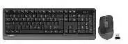 Rinkinys Klaviatūra su pele A4Tech Fstyler FG1035 belaidė juoda