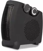 VOLTENO VENTILIATORINIS ŠILDYTUVAS PASTATOMAS-GULDIMAS 1000W/2000W Juodas