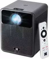 Kodak projektorius KODAK FLIK HD10 projektorius LED projektorius 1080p Android TV Wi-Fi Bluetooth Chromecast / 200 ANSI / 150''+ nuotolinio valdymo pultas