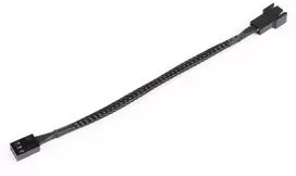 „Alphacool“ prailginimo laidas, jungiantis 3 kontaktų ventiliatorių su 3 kontaktų jungtimi, 15 cm