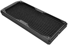 Thermaltake Vandens aušinimas - Pacific R360S plonas radiatorius (360 mm, 4x G 1/4") - Juodas