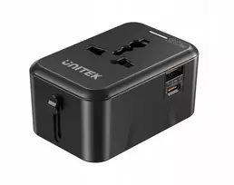 „Unitek“ kelioninis adapteris ES/JAV/JK/Australijos PD 20 W