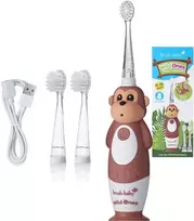 Brush-baby ŠEPETĖLIS BABY_Wild Ones ultragarsinis dantų šepetėlis vaikams 0-10 beždžionėlės