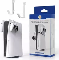 JYS 2x laikiklis pakabos kabliukas, skirtas Pads ausinėms, skirtas Sony PlayStation PS 5 PS5 / P5180