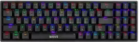 Marvo KG956W Shogo 78W belaidė žaidimų klaviatūra raudoni switchai juoda