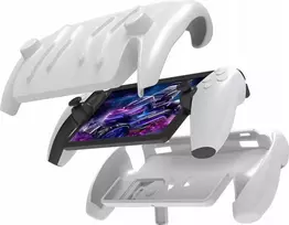 JYS dėklo dangtelio dėklas 2in1 priekinis galinis, skirtas Sony Playstation Ps portalui / P5188 / baltas