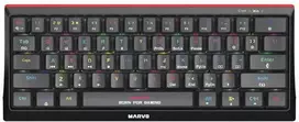Klaviatūra Marvo KG962 60% su RGB (US,