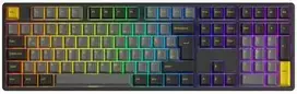 Belaidė klaviatūra do gier AKKO Juodas & Gold 5108B Plus, RGB, - V3 Kreminis Mėlyna Pro Switch,, ISO (Wielka Brytania)