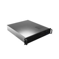 Lanberg Rackmount Server Chassis ATX 520/12 19"/2U  SC01-5202-12B  Black