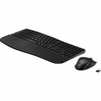 HP 685 Comfort Dual-Mode Klaviatūra ir pelė Combo, spill resistant - Juodas - US ENG
