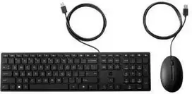 HP 320MK USB su laidu Pelė Klaviatūra Combo, spill resistant – Juodas - EST