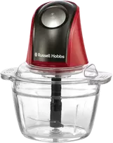 Russell Hobbs 27130-56 electric food chopper 0.5 L 200 W Juodas, Raudona, Transparent
