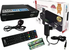 Emos TV imtuvas, skaitmeninės antžeminės televizijos dekoderis DVB-T/T2 HDMI