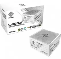 Maitinimo šaltinis ASRock STEEL LEGEND 1000W Baltas 80 Plus Gold