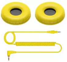 Pioneer DJ HC-CP08-Y Cable+ear pads for HDJ-CUE1 (Geltona)
