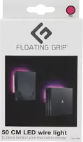 Rožinė Rožinė LED vielinis žibintas – pritvirtinkite prie savo „FLOATING GRIP®“ laikiklio