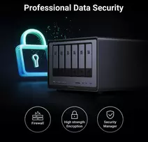 Serveris Serwer plików Ugreen UGREEN NASync DXP6800 Pro 6-Bay NAS 0/6 SATA + 0/2 M.2 SSD, 2x 10GbE, 8GB RAM