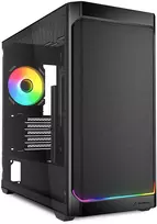 Sharkoon MK4W RGB juostelė, bokšto formos korpusas - juodas, grūdintas stiklas