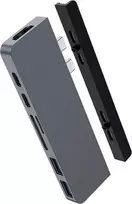 Ecost prekė po grąžinimo Sanho HyperDrive Duo 7-in-2 - dokas MacBook Pro/Air, pilkos spalvos (Atnaujinta)