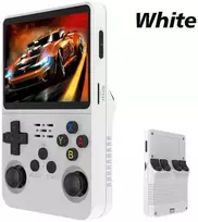 Atvirojo kodo R36S retro delninis vaizdo žaidimų konsolė Linux sistema 3,5 colio IPS ekranas, nešiojamas kišeninis vaizdo grotuvas 64GB žaidimai