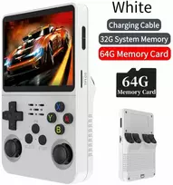 Atvirojo kodo R36S retro delninė žaidimų konsolė 3,5 colio IPS ekranas Linux 3D dvigubos sistemos nešiojamas vaizdo grotuvas, palaikymas 15 000 ir daugiau žaidimų