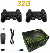 Atnaujinti retro vaizdo žaidimų konsolės 2.4G belaidę konsolę Game Stick 4k 20000 žaidimų 64G nešiojamą Dendy žaidimų konsolę, skirtą GBA/FC/PS1/MD